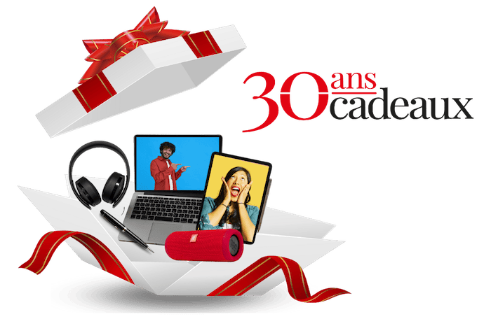30 ans de cadeaux à gagner