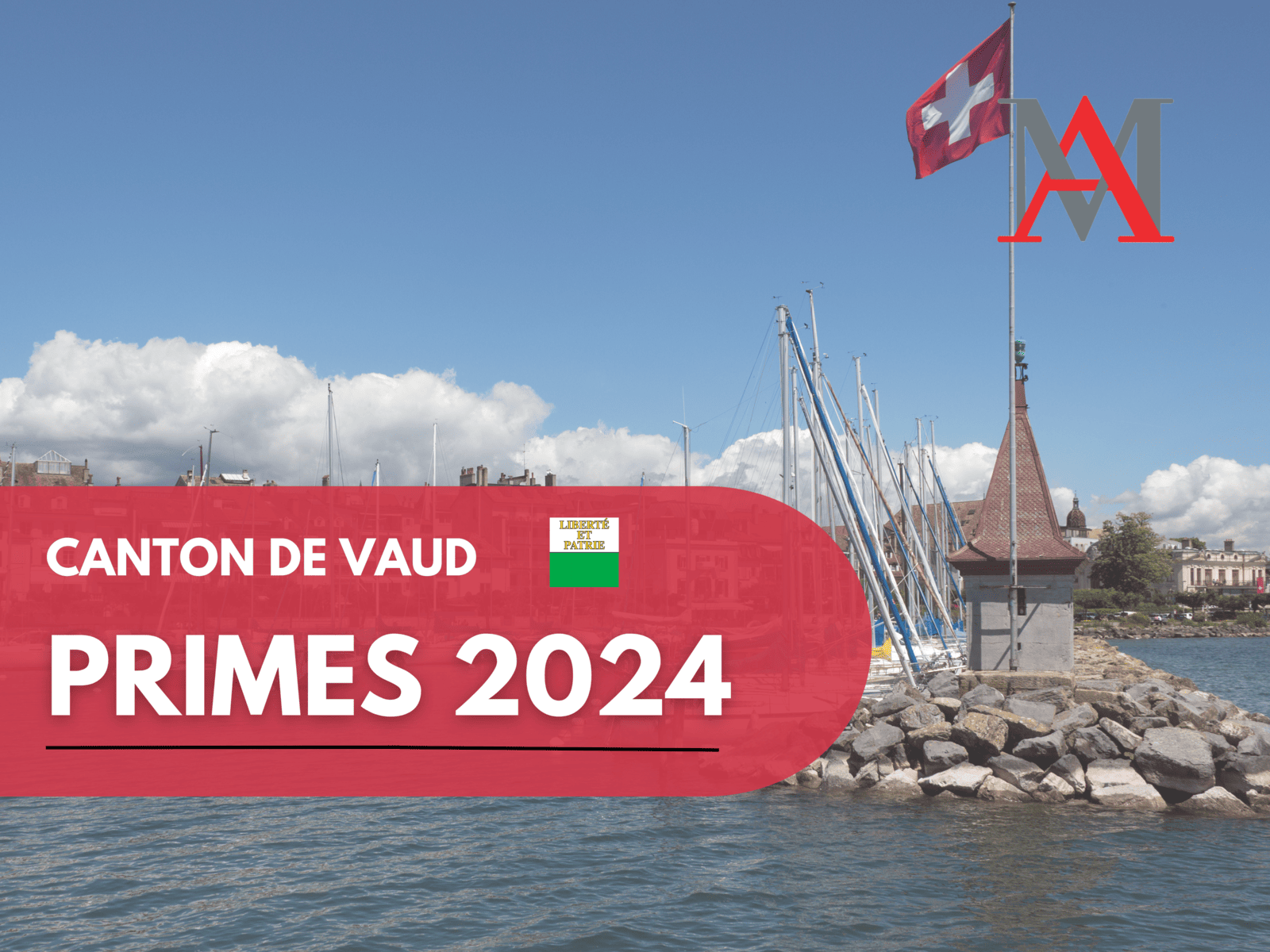Vaud : Assurance maladie 2024 Primes de l'assurance maladie 2024 à Vaud