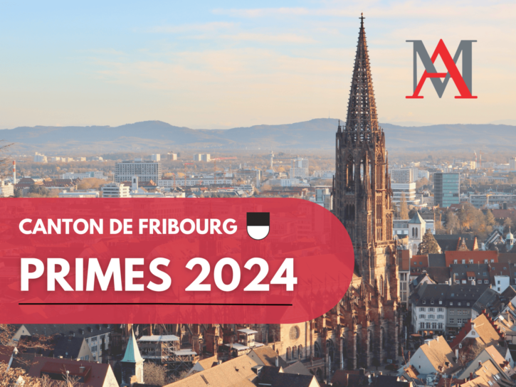 Primes de l'assurance maladie 2024 à Fribourg