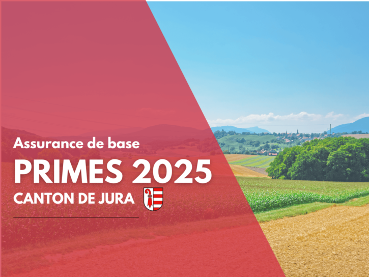 Primes LAMal 2025 JURA Les primes les plus basses pour adulte, jeune adulte et enfant dans le canton du Jura en 2025.