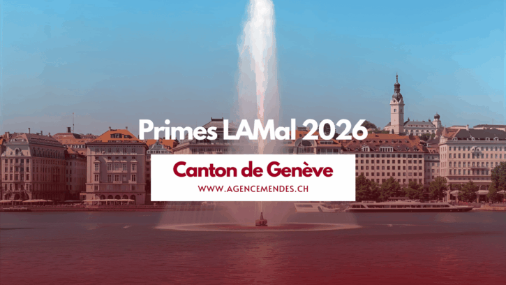 Primes LAMal 2026 canton de Genève