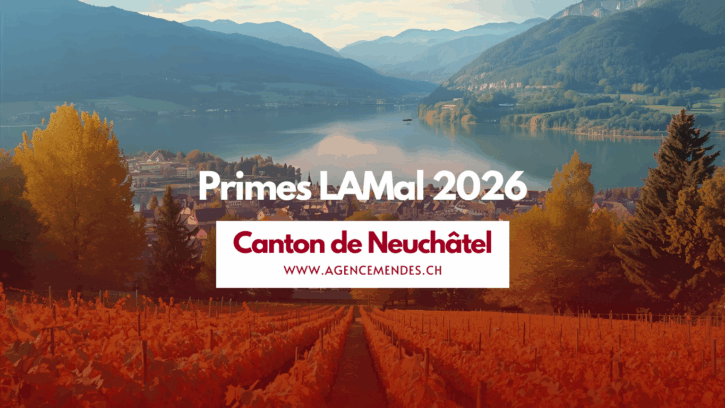 Primes LAMal 2026 canton de Neuchâtel