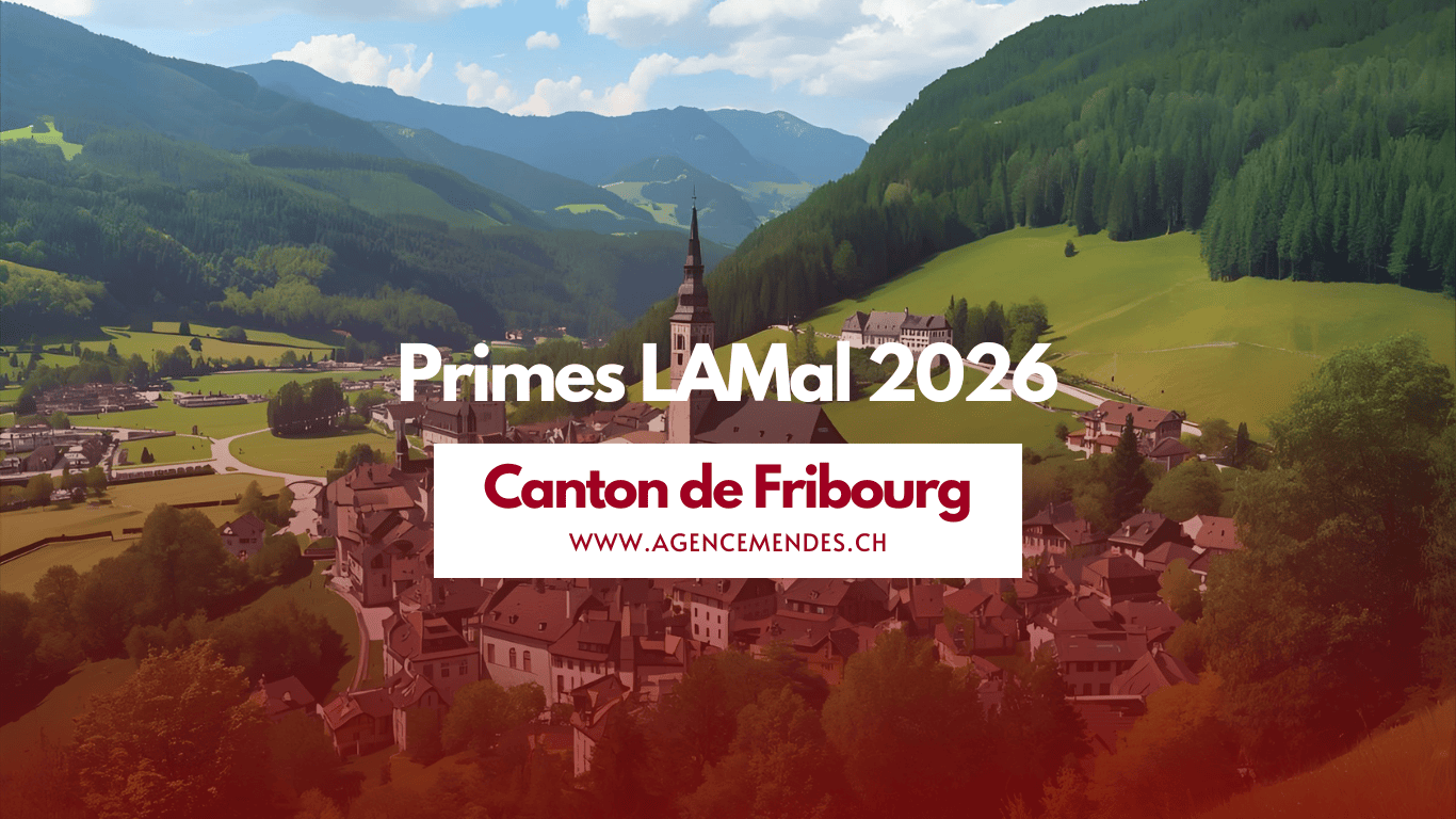 Primes LAMal 2026 canton de Fribourg